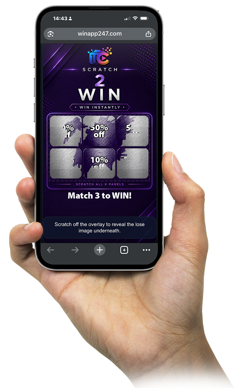 Scratch 2 Win promotional campaign preview